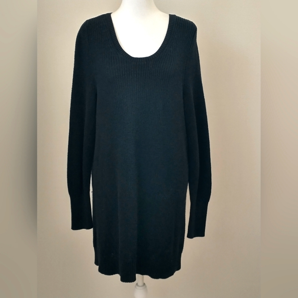 Torrid open strap back sweater dress tunic 2